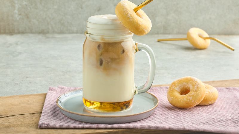 Iced donut Latte - 1 | Lattiz